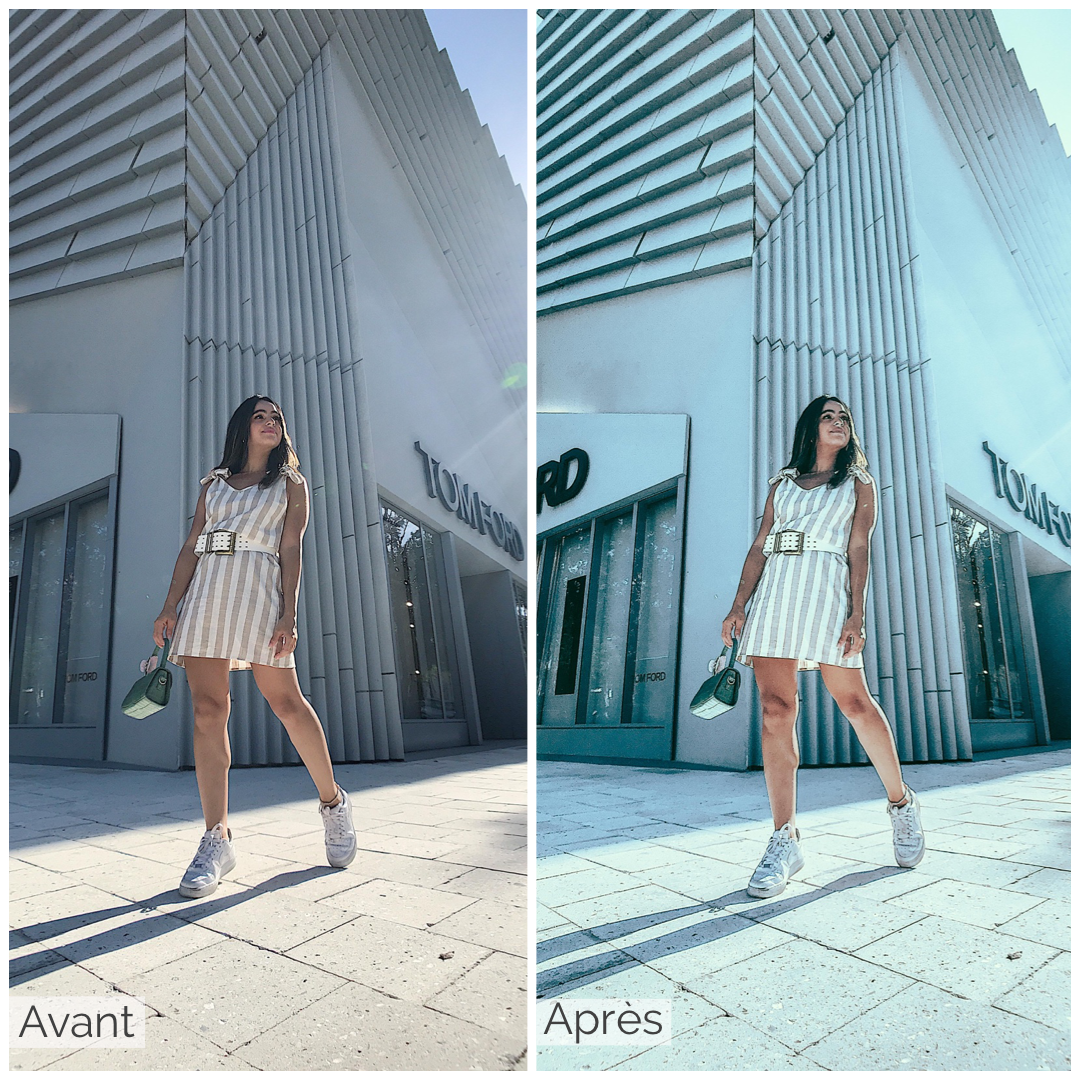 Presets Lightroom BLUE CITY Effect - Mobile & Ordinateur