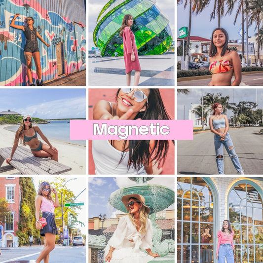 Presets Lightroom MAGNETIC Effect - Mobile & Ordinateur