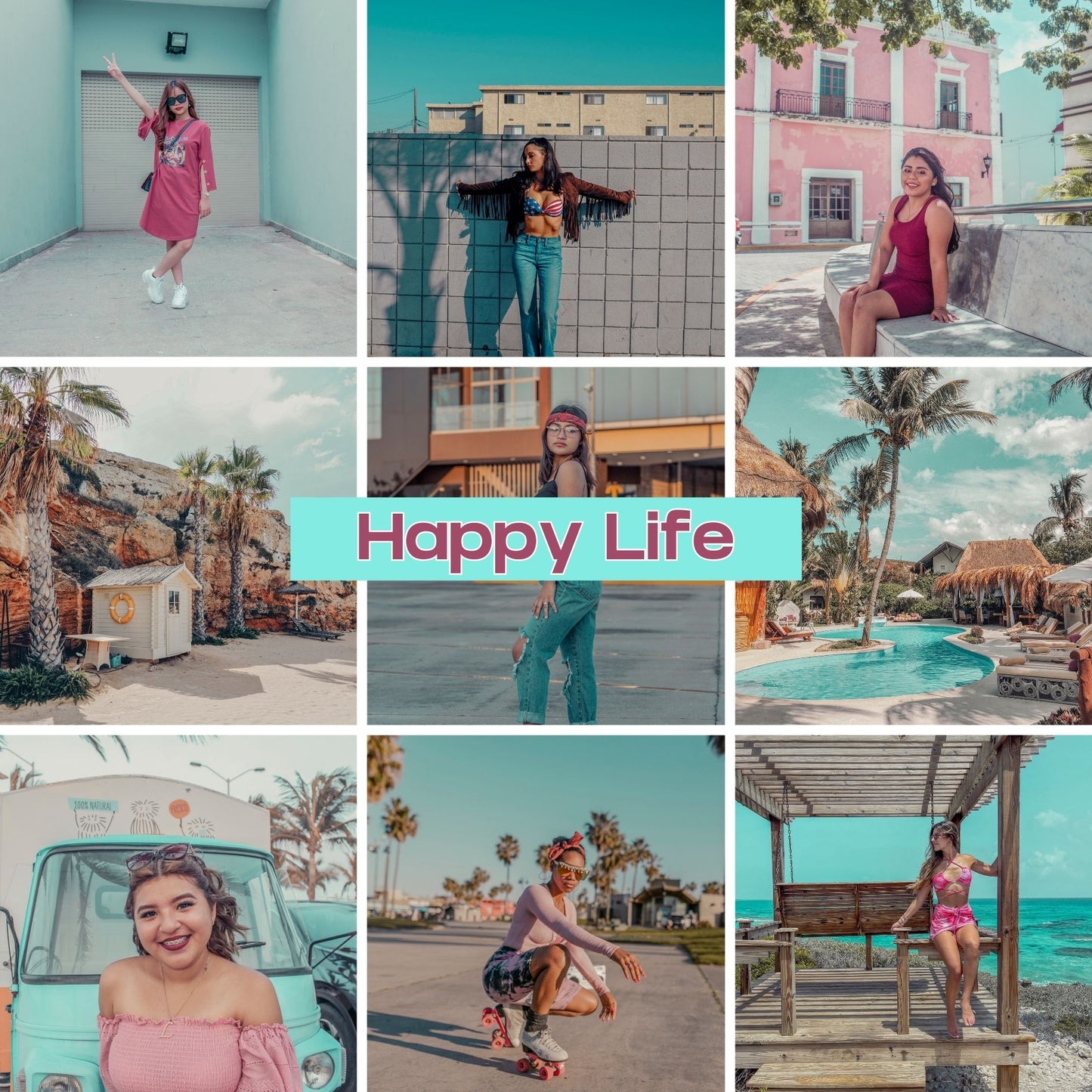 Presets Lightroom HAPPY LIFE Effect - Mobile & Ordinateur