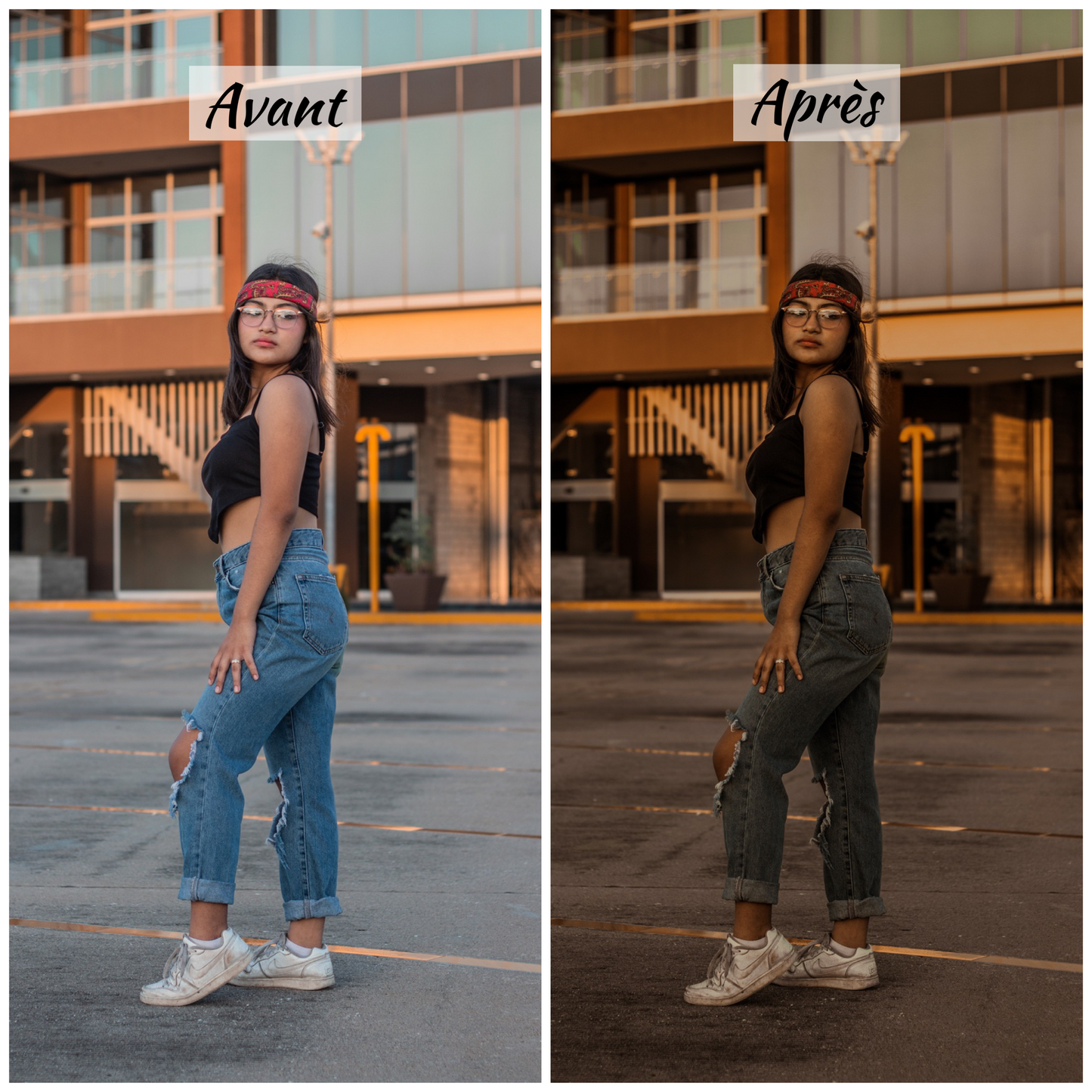 Presets Lightroom VINTAGE BROWN Effect - Mobile & Ordinateur