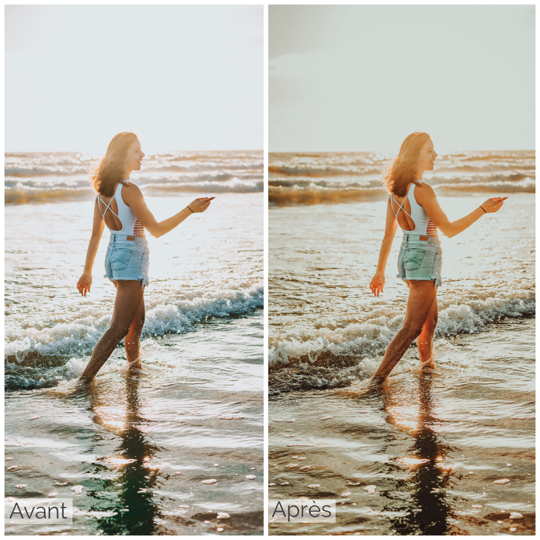 Presets Lightroom SANTA MONICA Effect - Mobile & Ordinateur