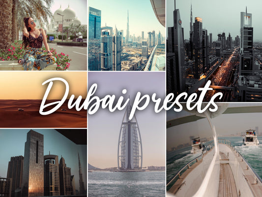 PACK 35 Presets Lightroom DUBAI Effect - Mobile & Ordinateur