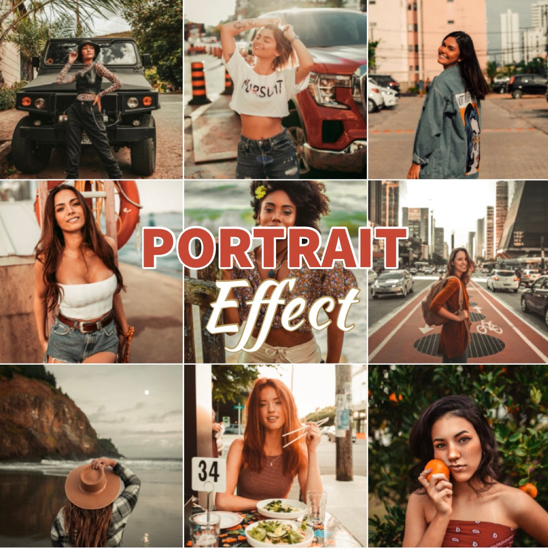 Lightroom PORTRAIT Effect Presets - Mobile & desktop