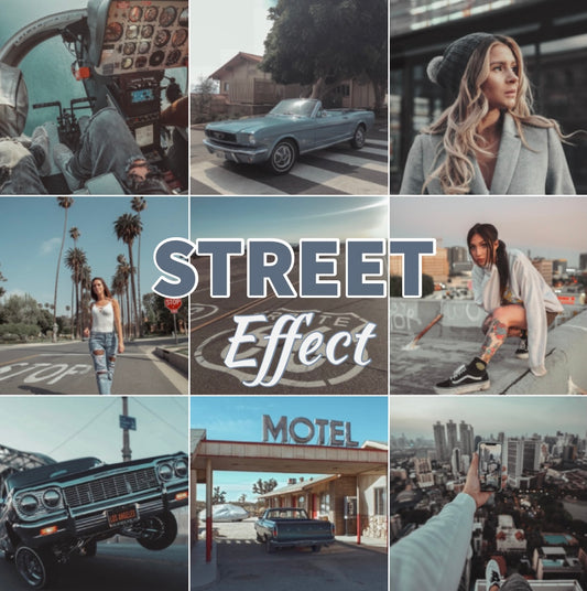 Presets Lightroom STREET Effect - Mobile & Ordinateur
