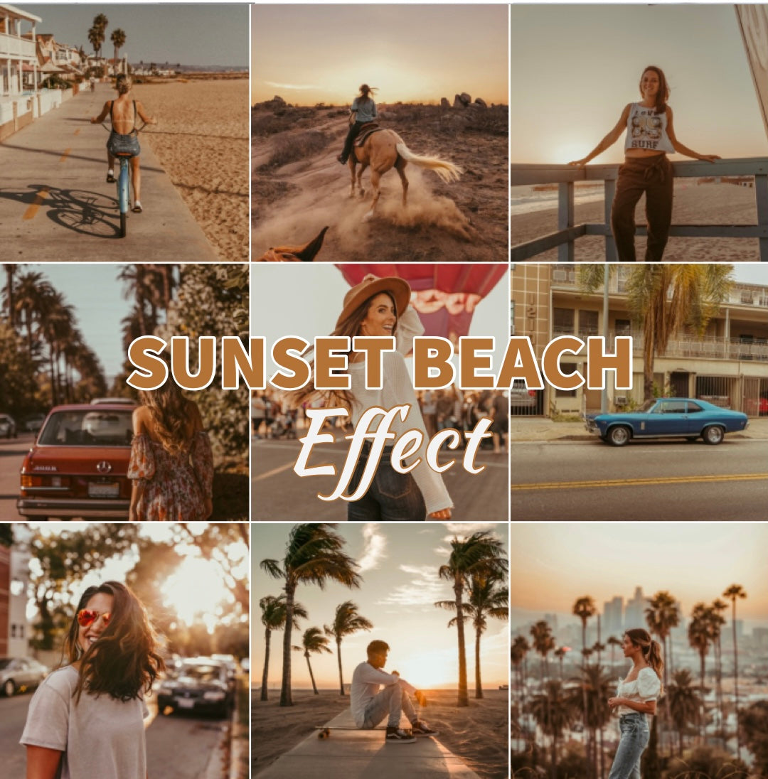 PACK 30 Presets Lightroom L.A Effect - Mobile & Ordinateur