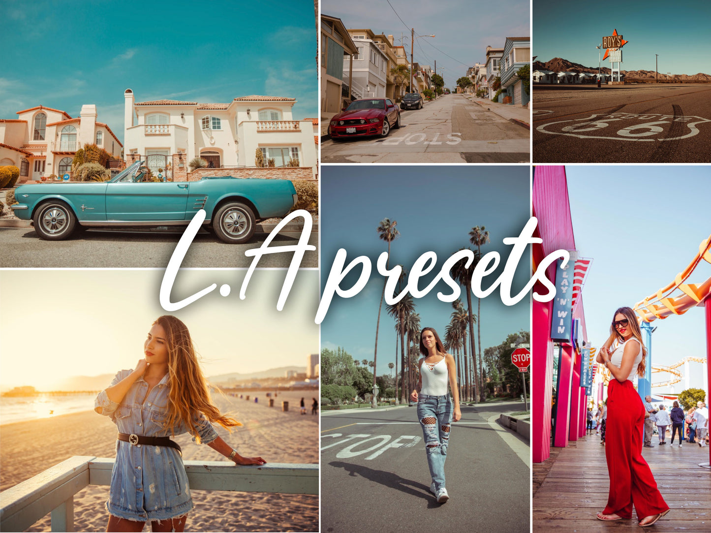 PACK 30 Presets Lightroom L.A Effect - Mobile & Ordinateur