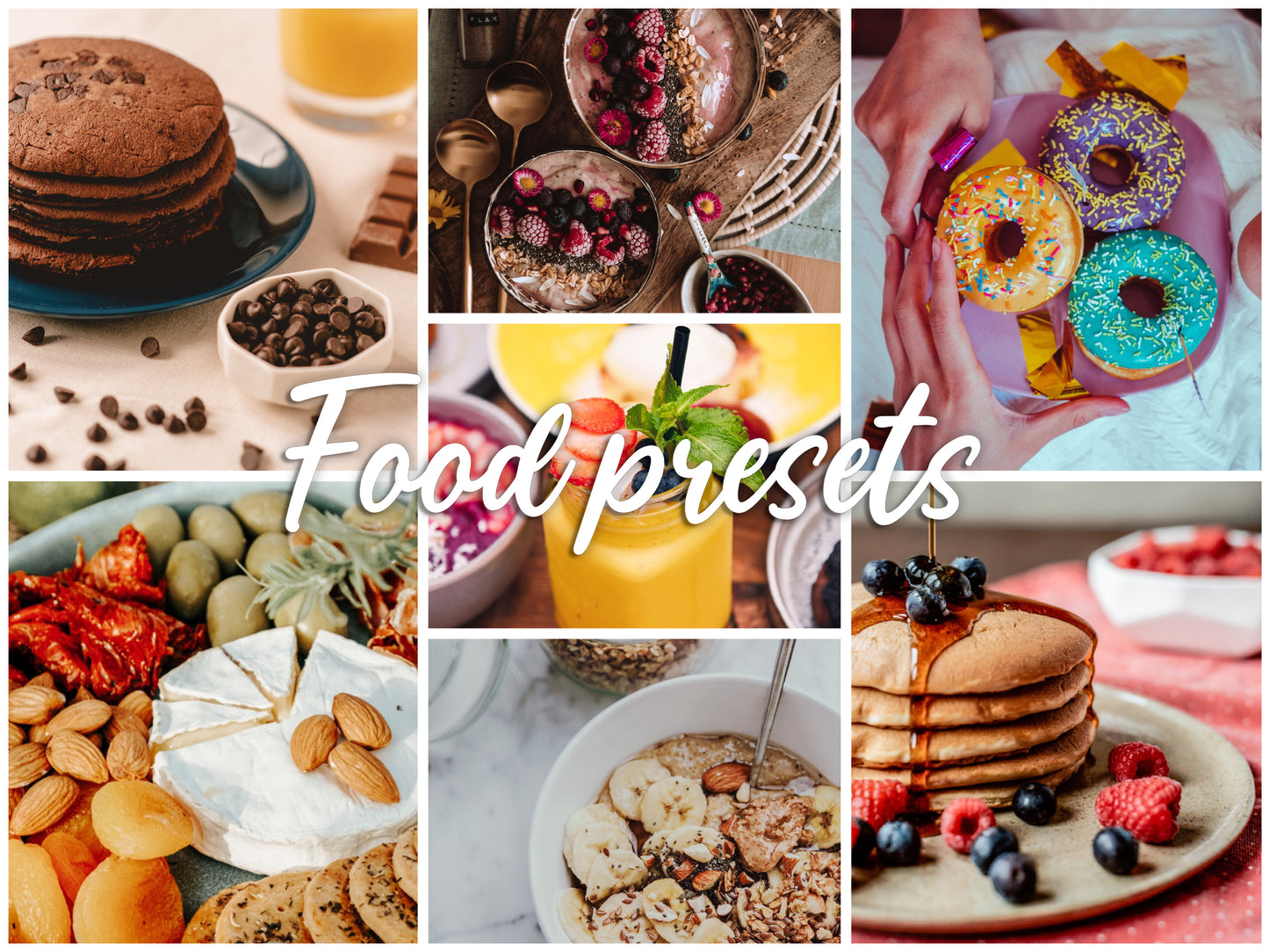 PACK 34 Presets Lightroom FOOD Effect - Mobile & Ordinateur