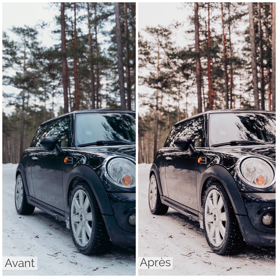 Lightroom RED SNOW Effect Presets - Mobile & desktop