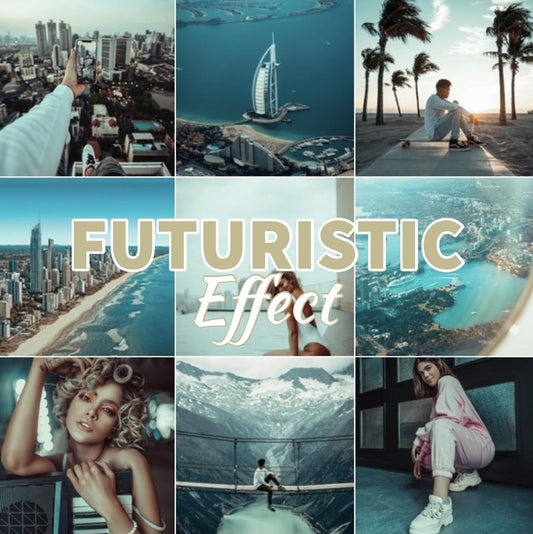 Presets Lightroom FUTURISTIC Effect - Mobile & Ordinateur