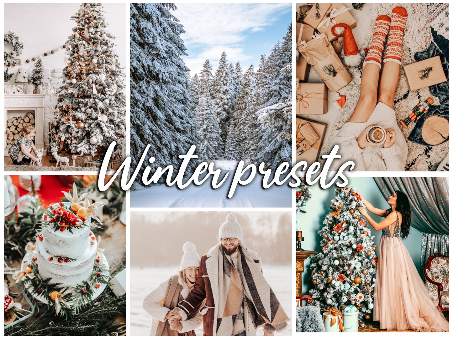 PACK 30 Presets Lightroom WINTER Effect - Mobile & Ordinateur