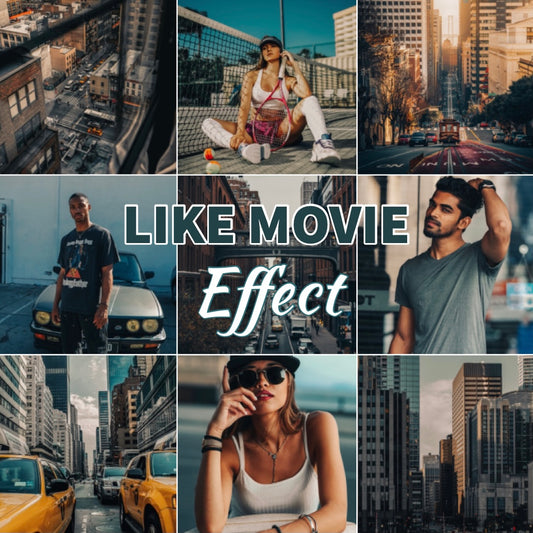 Presets Lightroom LIKE MOVIE Effect - Mobile & Ordinateur