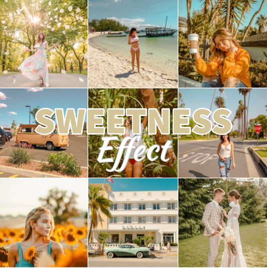 Presets Lightroom SWEETNESS Effect - Mobile & Ordinateur
