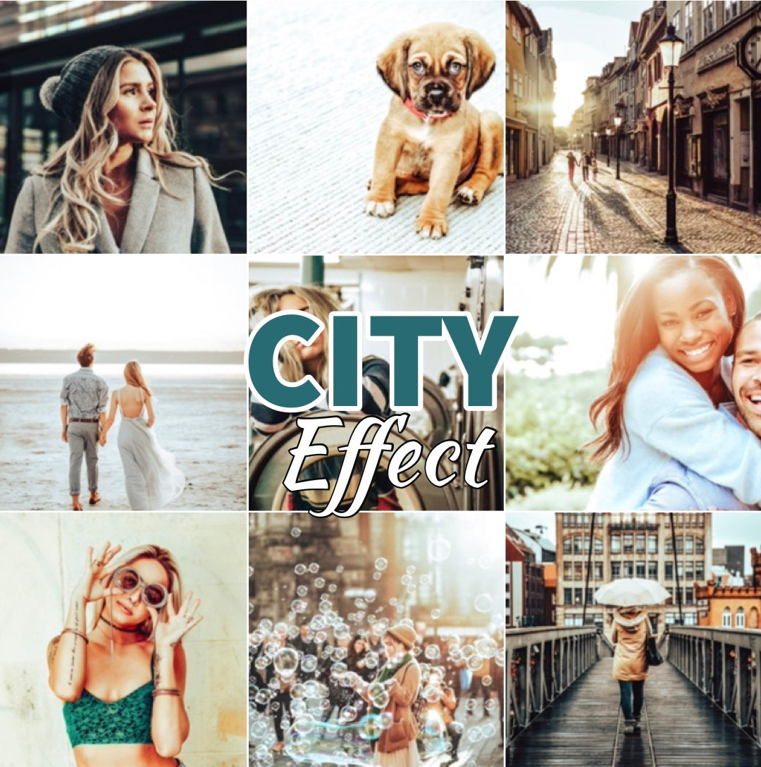 Lightroom CITY Effect Presets - Mobile & desktop