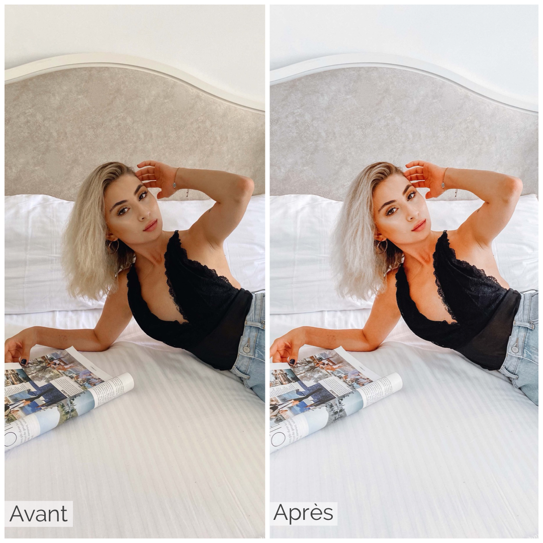 Lightroom PURE WHITE Effect Presets - Mobile & desktop