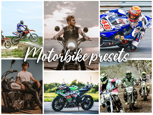 Nos presets photo Lightroom spécial moto