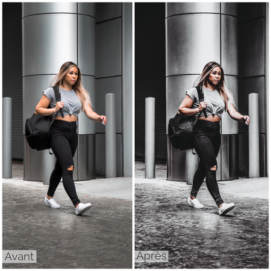 Presets Lightroom BLACK MOOD Effect - Mobile & Ordinateur