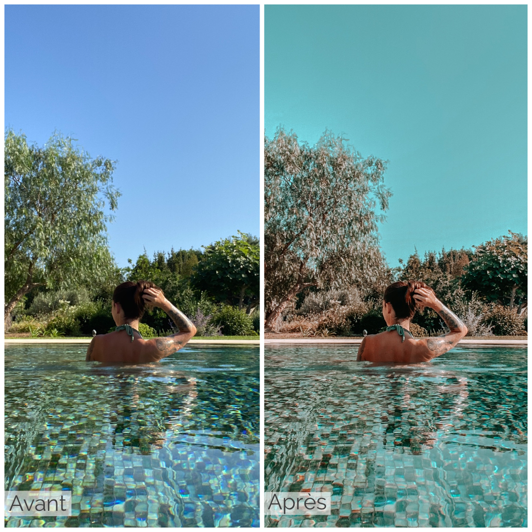 Presets Lightroom GREEN MOOD Effect - Mobile & Ordinateur