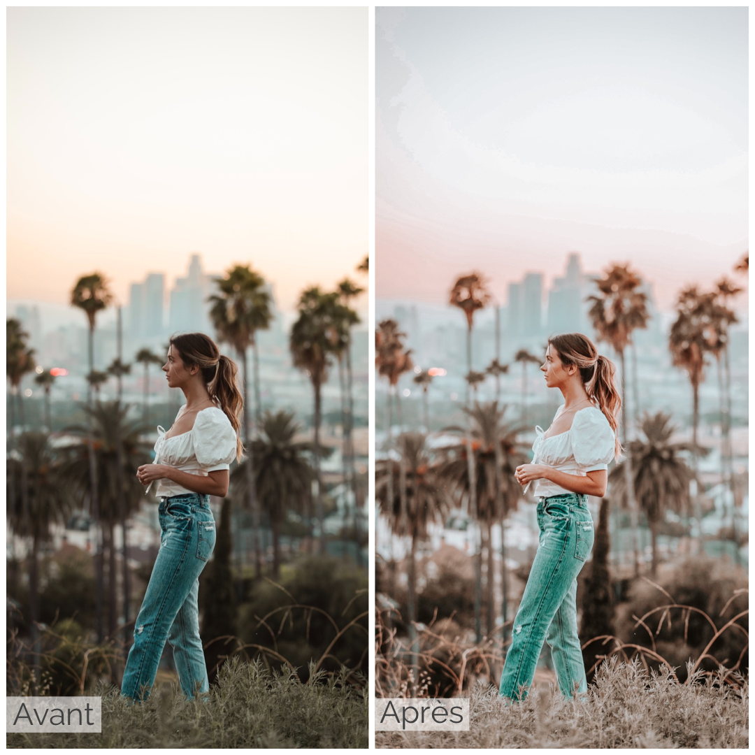 Presets Lightroom GREEN MOOD Effect - Mobile & Ordinateur