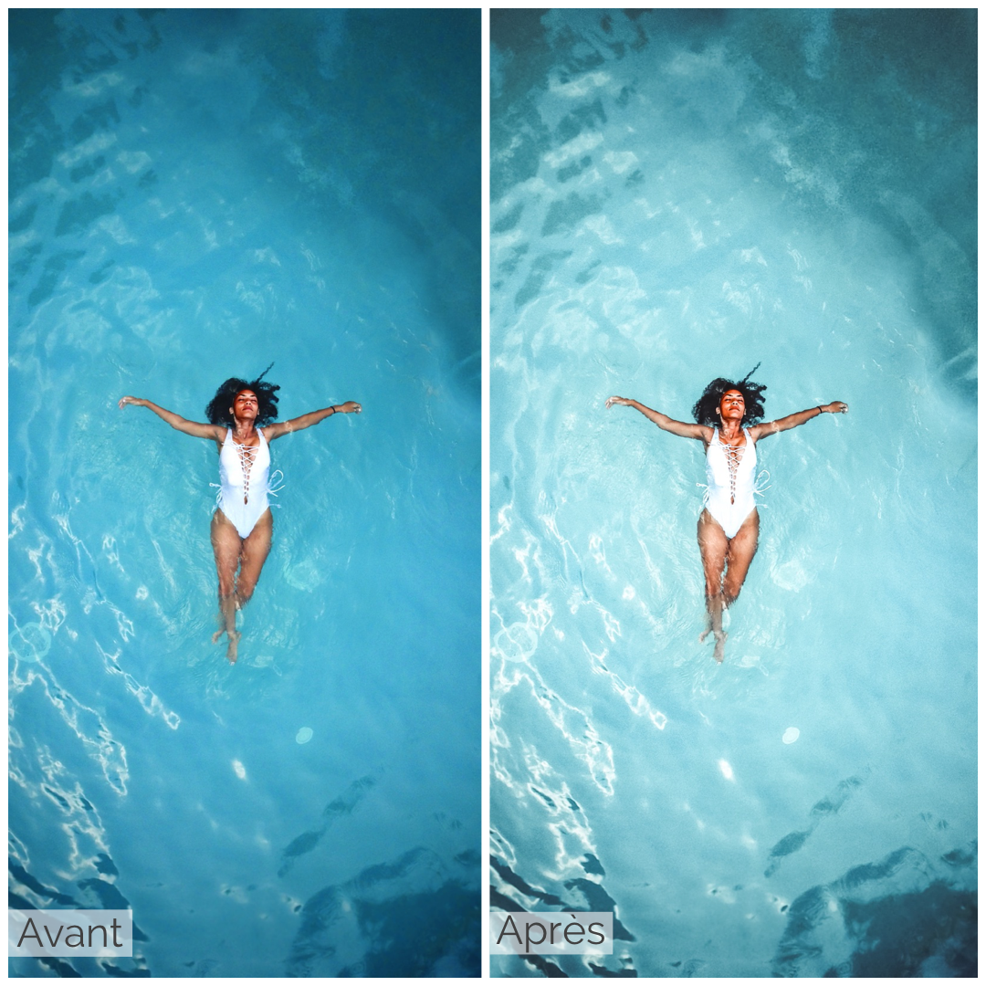 Presets Lightroom DYNAMIC BLUE Effect - Mobile & Ordinateur