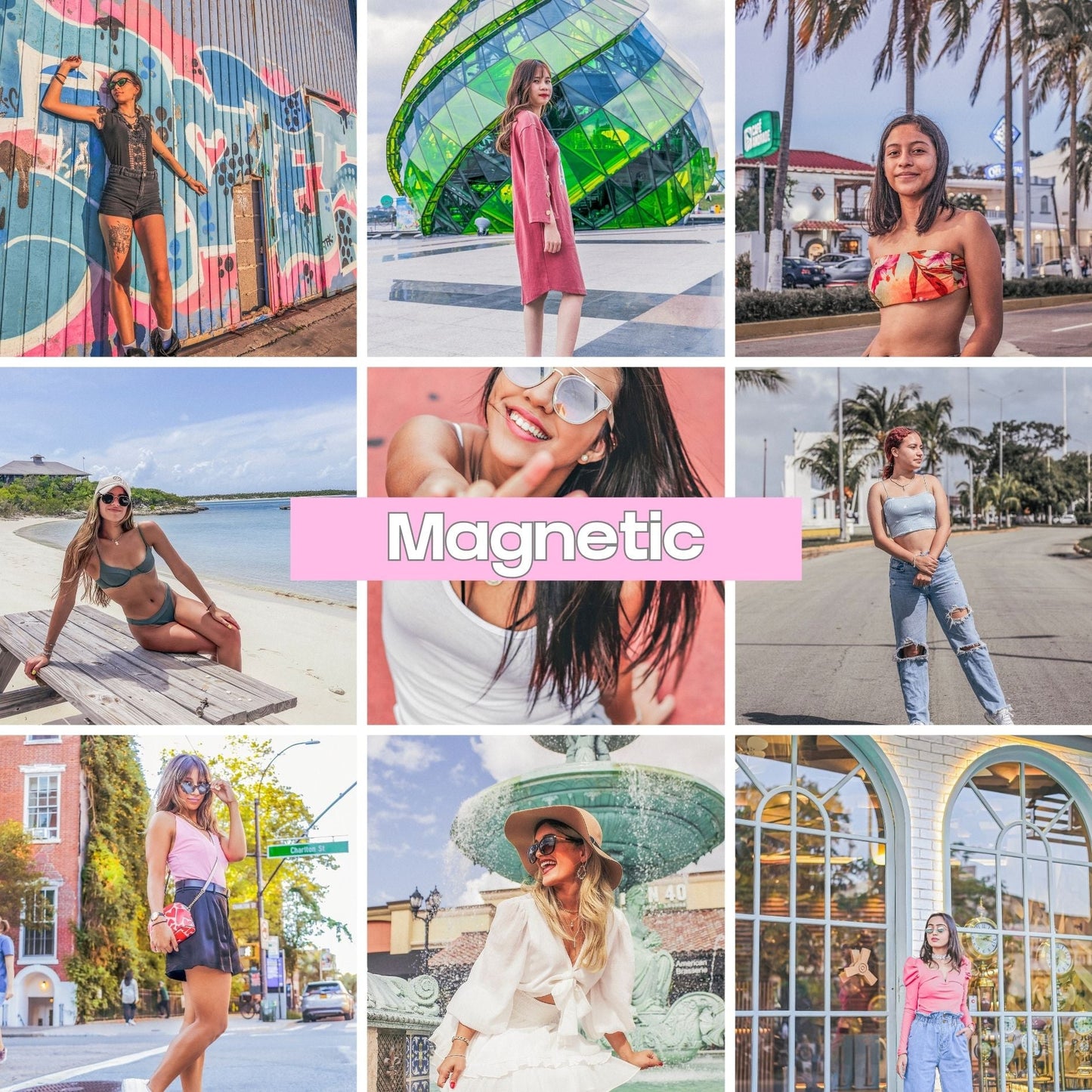 Presets Lightroom MAGNETIC Effect - Mobile & Ordinateur