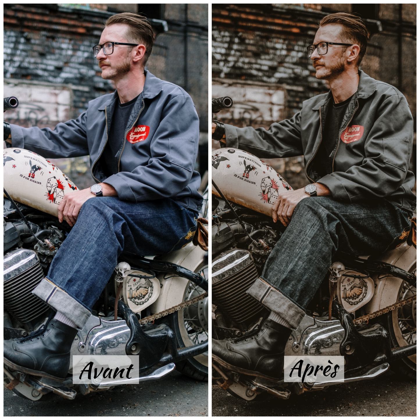 PACK 20 Presets Lightroom MOTORBIKE Effect - Mobile & Ordinateur