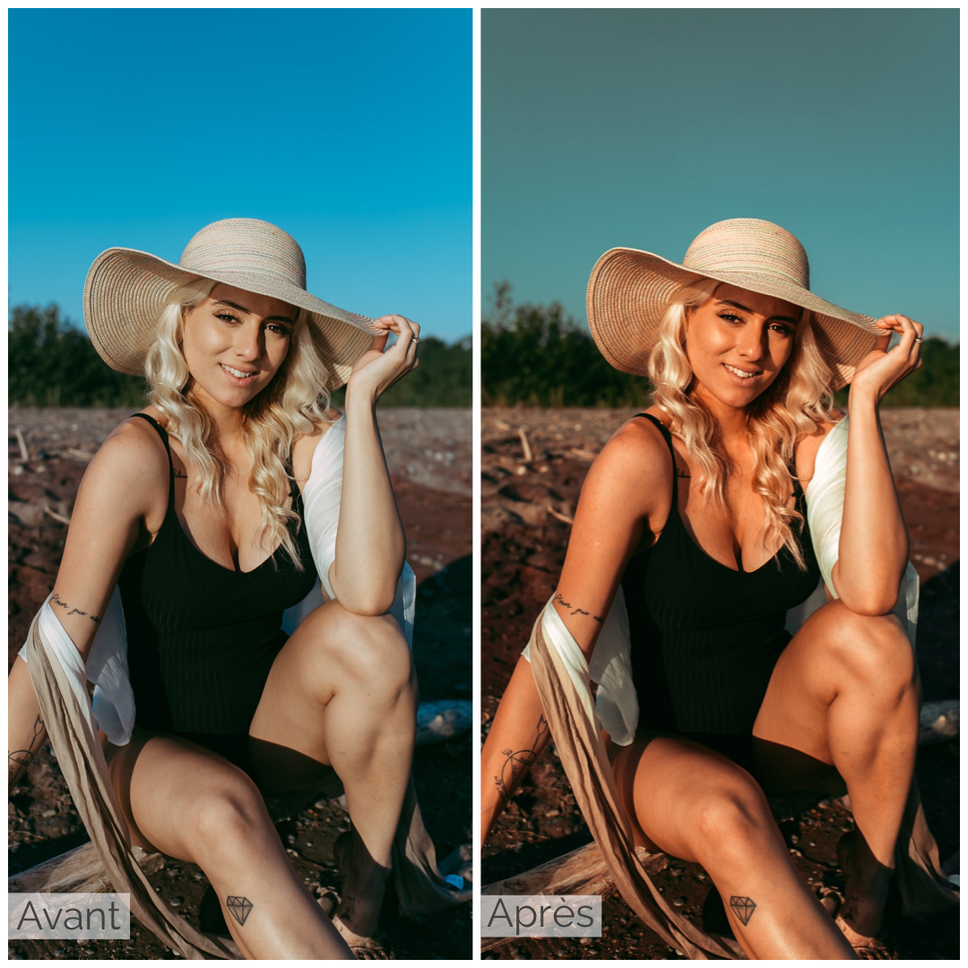 Presets Lightroom PORTRAIT Effect - Mobile & Ordinateur