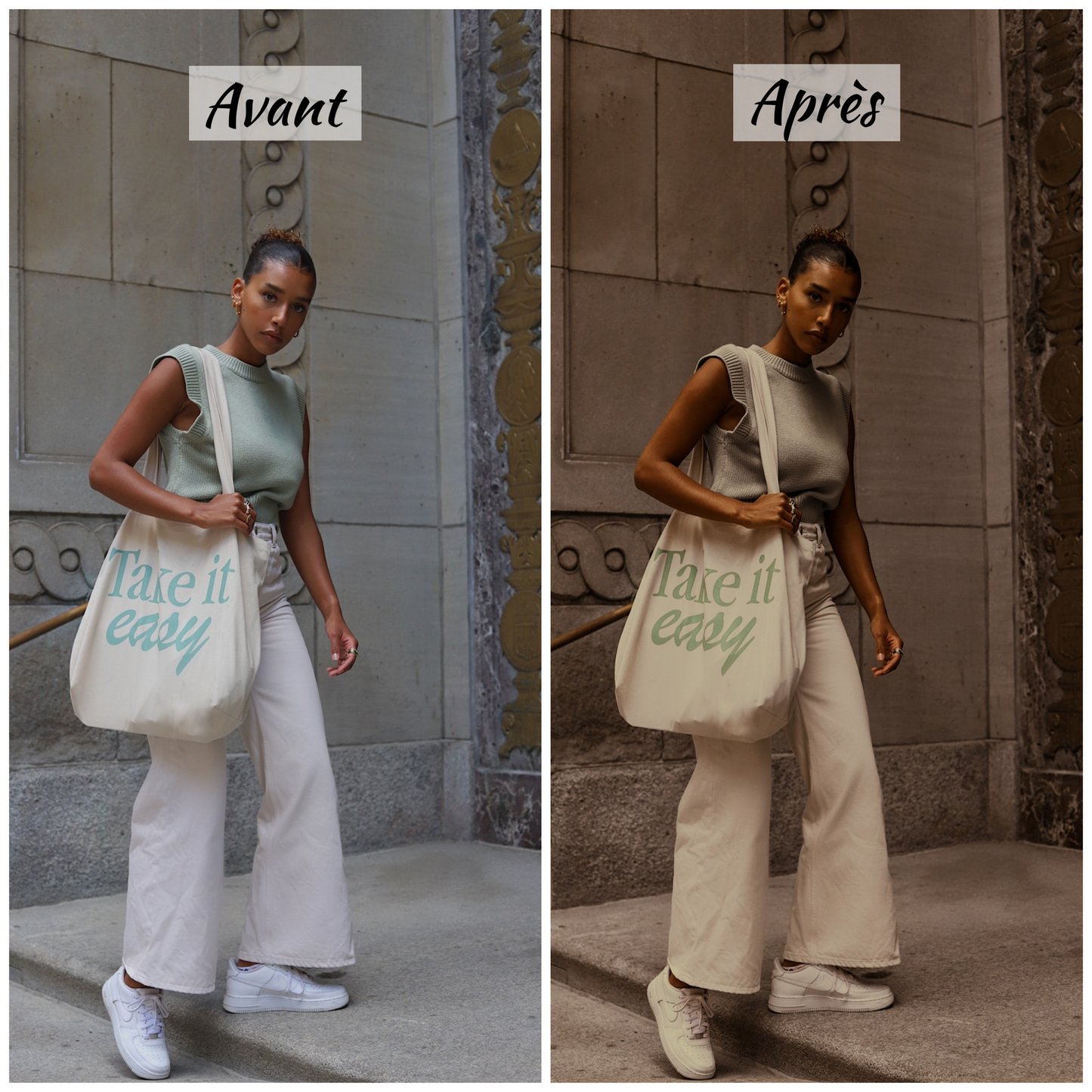 Presets Lightroom VINTAGE BROWN Effect - Mobile & Ordinateur