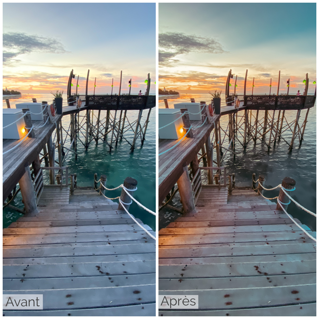 Presets Lightroom SUNSET Effect - Mobile & Ordinateur