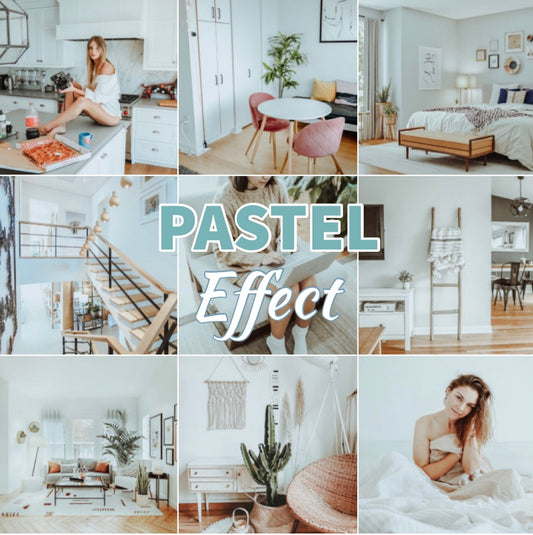 Presets Lightroom PASTEL Effect - Mobile & Ordinateur