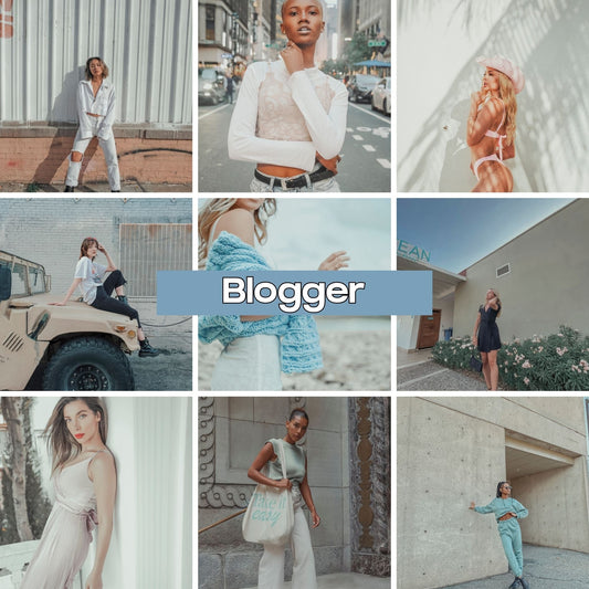 Presets Lightroom BLOGGER Effect - Mobile & Ordinateur