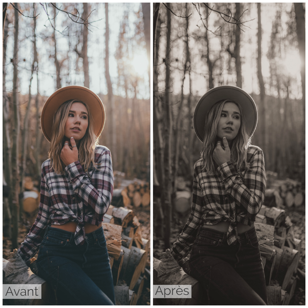 Presets Lightroom OLD B&W Effect - Mobile & Ordinateur