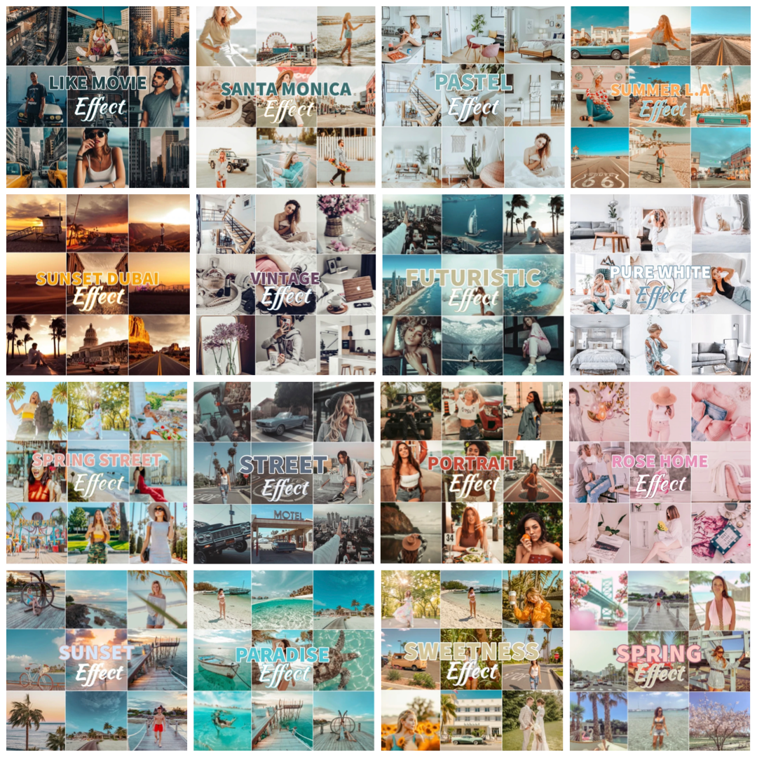 Pack de 160 filtres vidéo - Mobile & Ordinateur