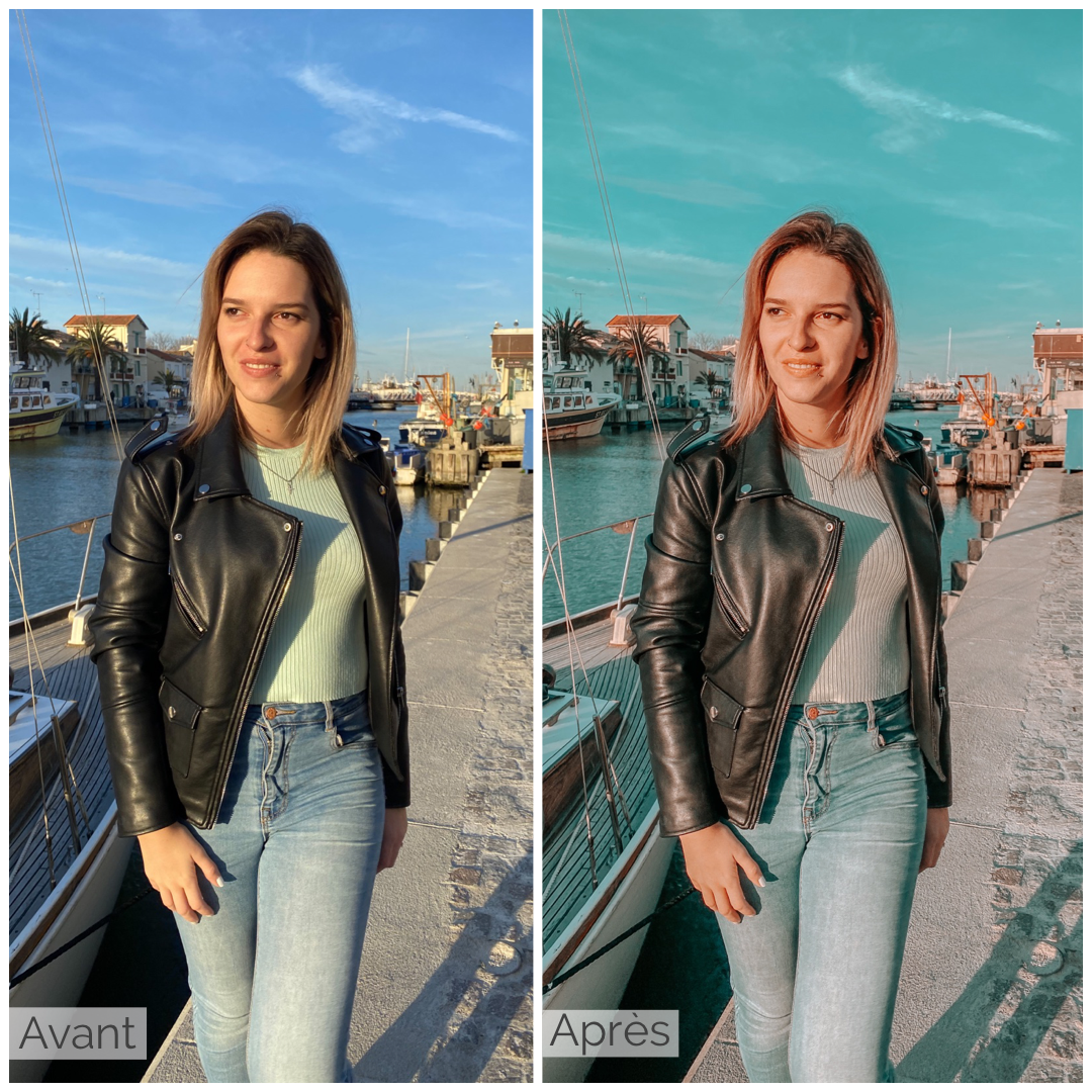 Presets Lightroom GREEN MOOD Effect - Mobile & Ordinateur