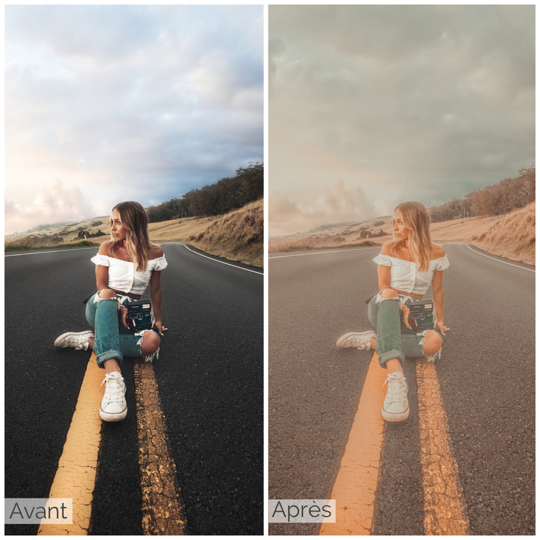Presets Lightroom STREET AUTUMN Effect - Mobile & Ordinateur