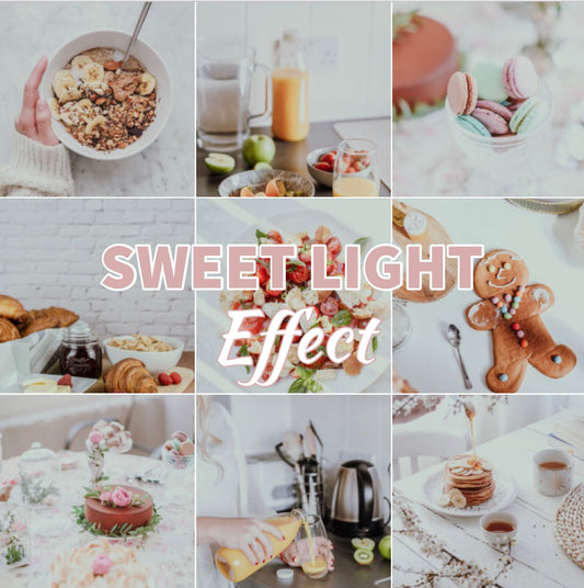 Presets Lightroom SWEET LIGHT Effect - Mobile & Ordinateur