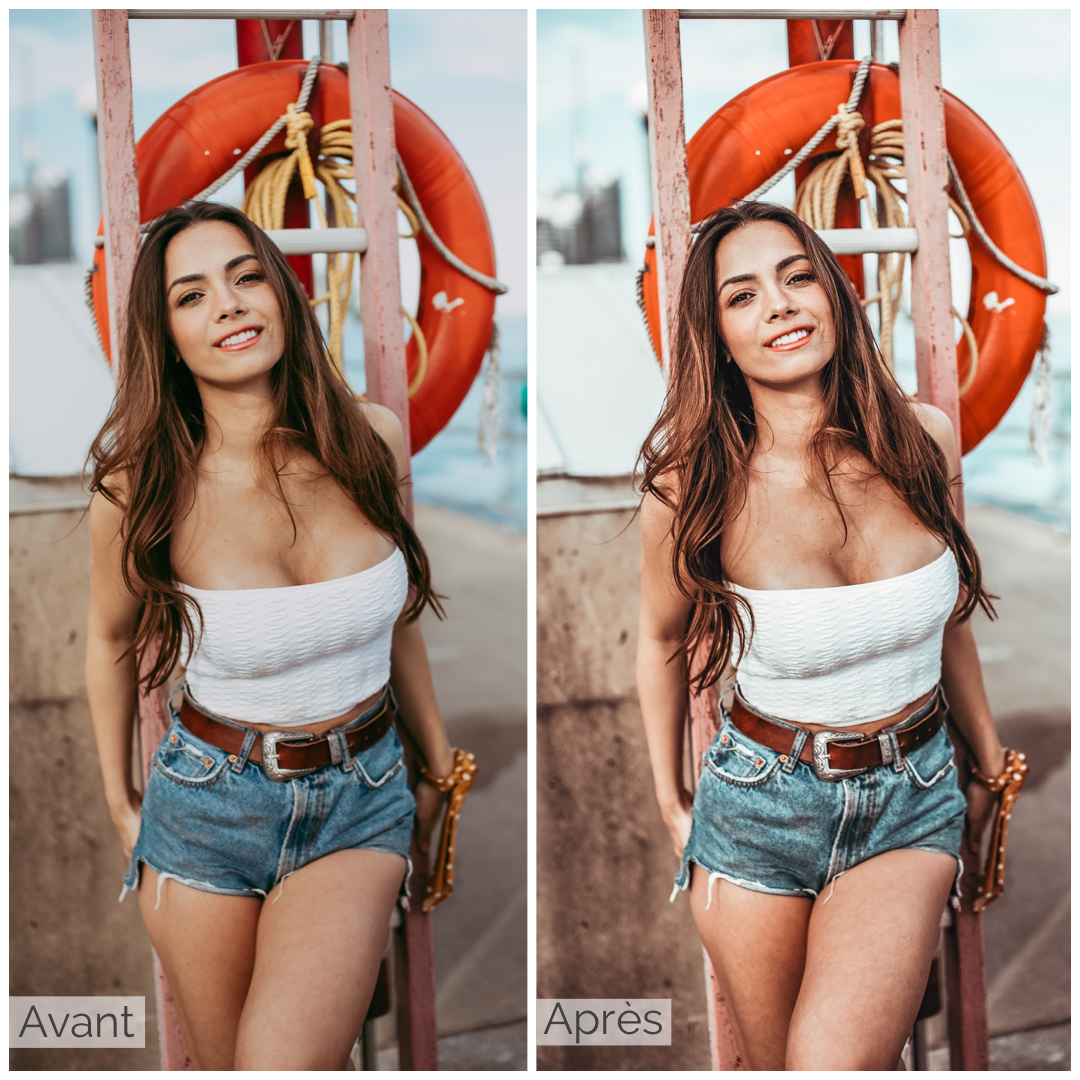 Presets Lightroom DYNAMIC BLUE Effect - Mobile & Ordinateur