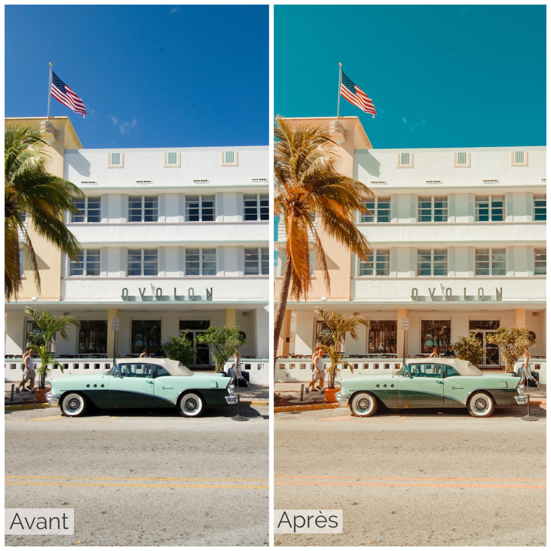 Presets Lightroom SUMMER L.A Effect - Mobile & Ordinateur