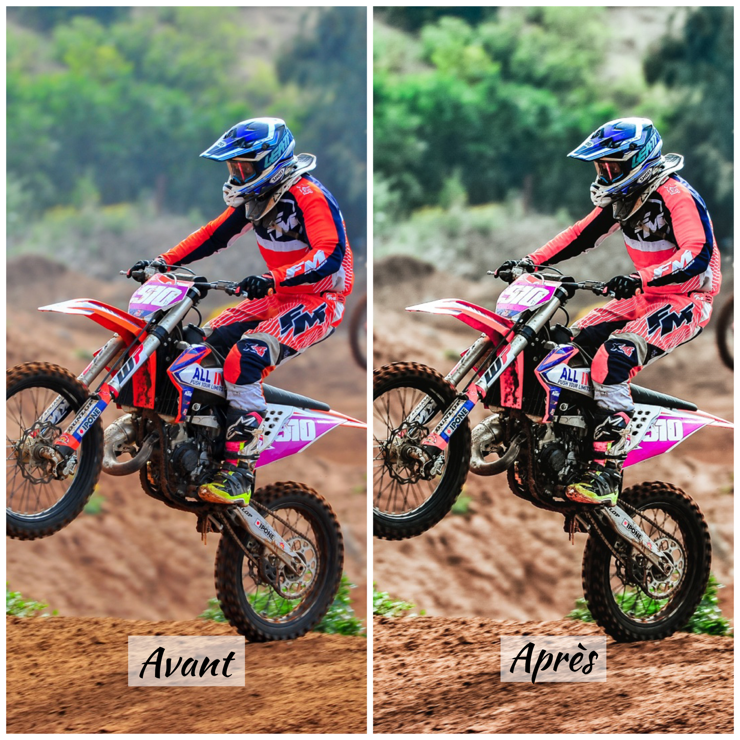 Presets Lightroom CROSS BIKE Effect - Mobile & Ordinateur