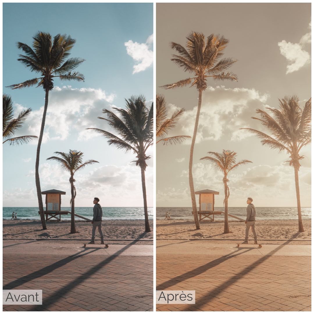 Presets Lightroom STREET AUTUMN Effect - Mobile & Ordinateur