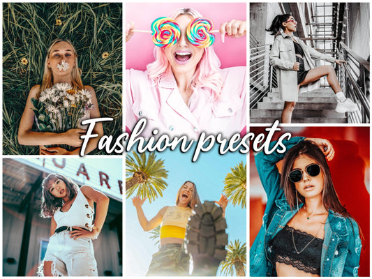 PACK 30 Presets Lightroom FASHION Effect - Mobile & Ordinateur