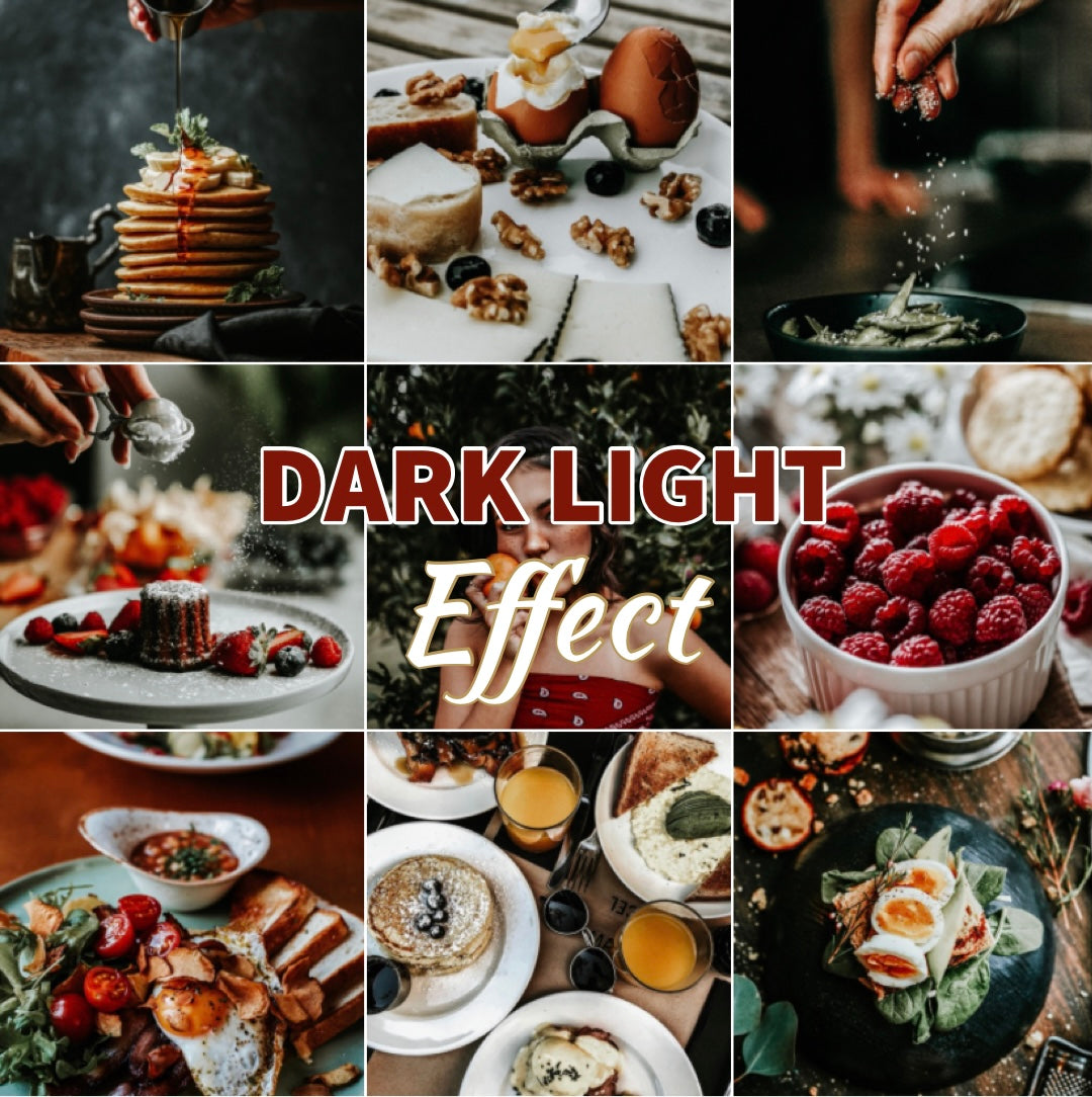 Lightroom DARK LIGHT Effect Presets - Mobile & desktop
