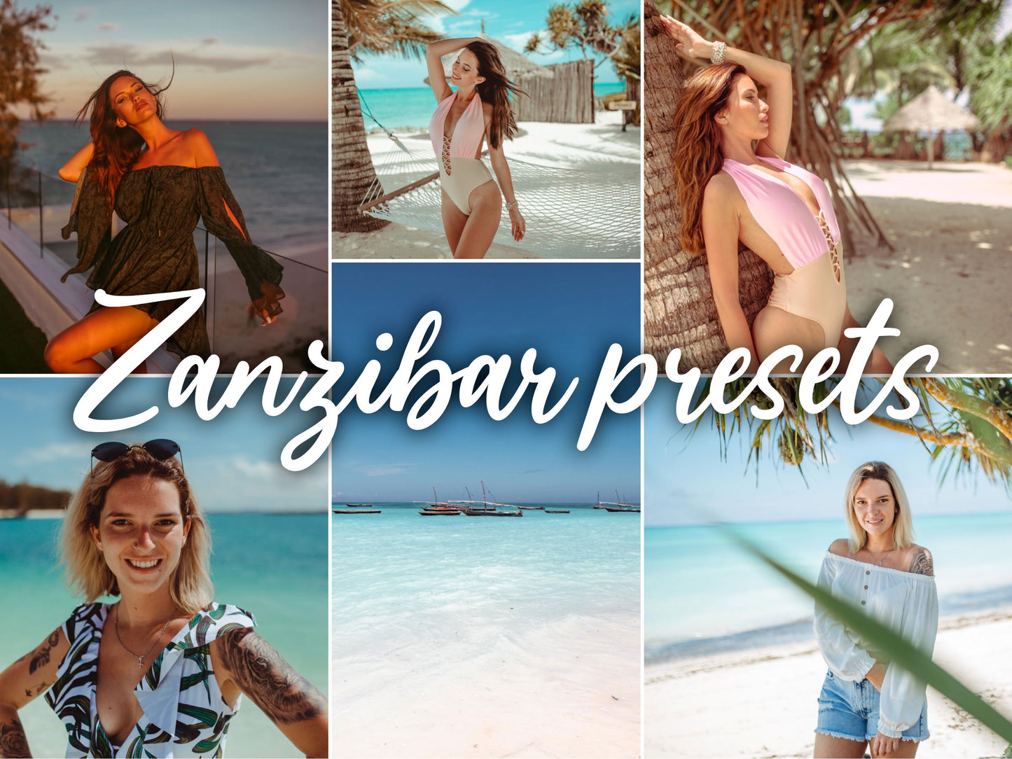 PACK Presets Lightroom ZANZIBAR Effect - Mobile & desktop