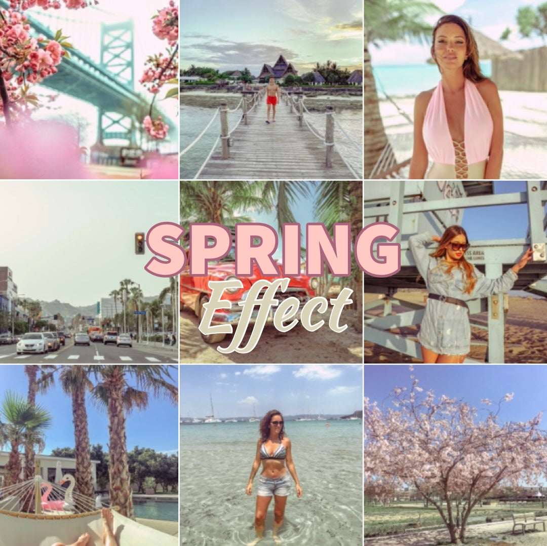 Presets Lightroom SPRING Effect - Mobile & desktop