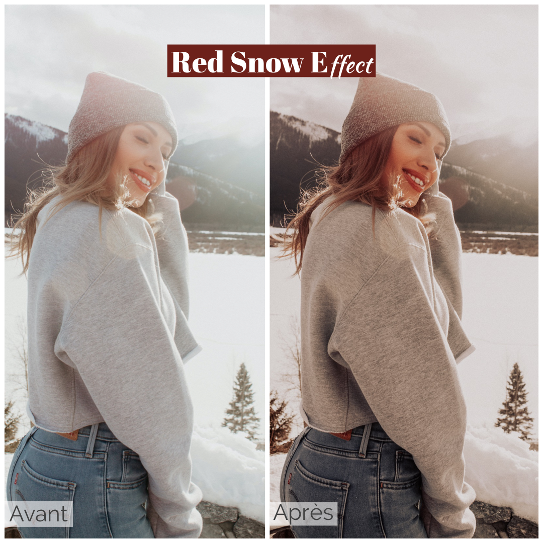 PACK 30 Presets Lightroom WINTER Effect - Mobile & Ordinateur