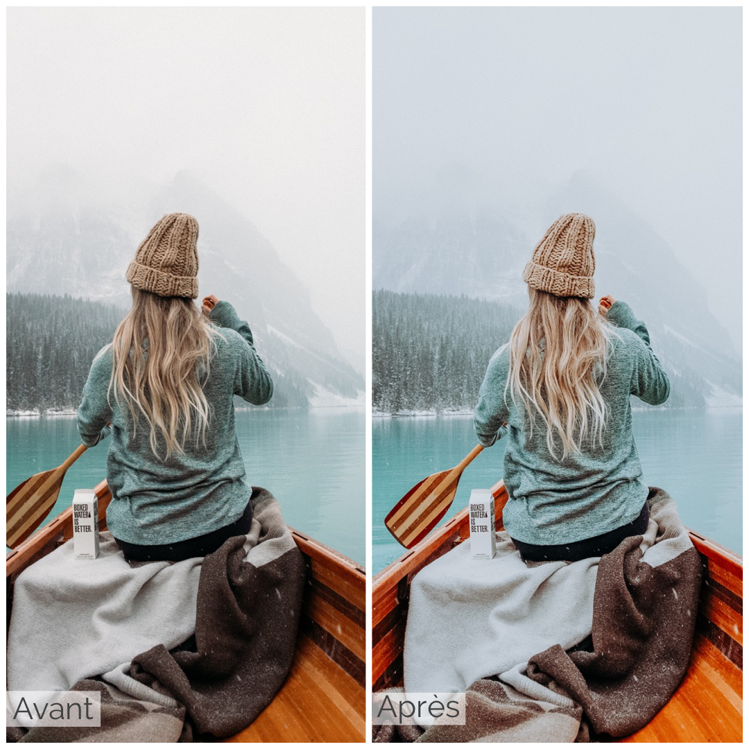 Presets Lightroom COLD WINTER Effect - Mobile & Ordinateur