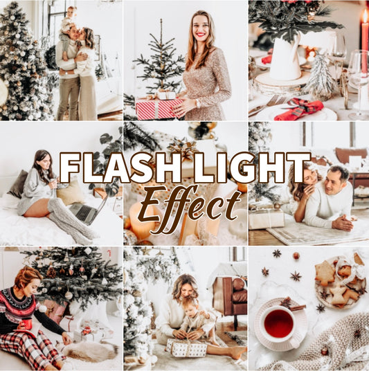 Presets Lightroom FLASH LIGHT Effect - Mobile & Ordinateur