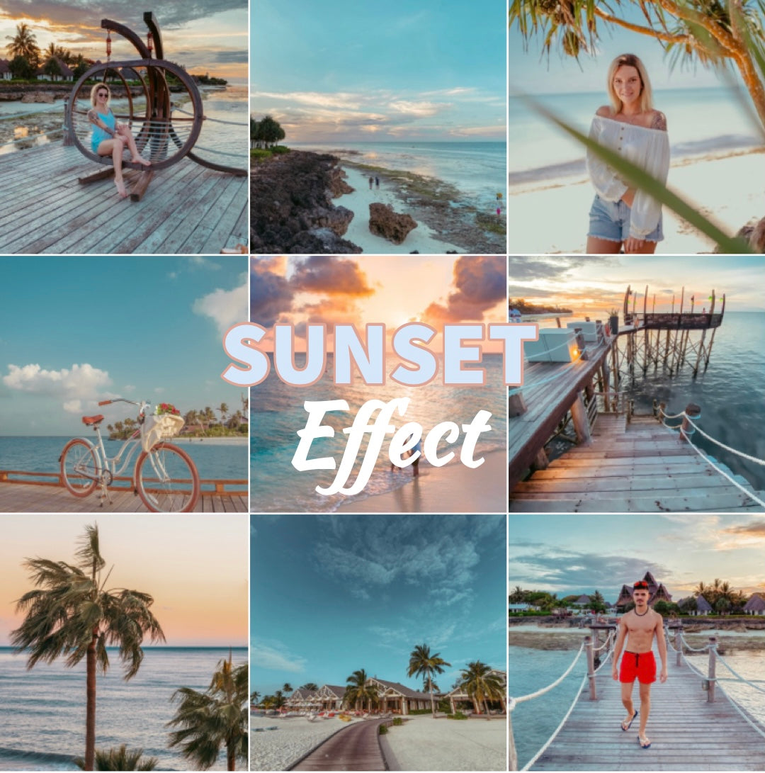 PACK Presets Lightroom ZANZIBAR Effect - Mobile & desktop