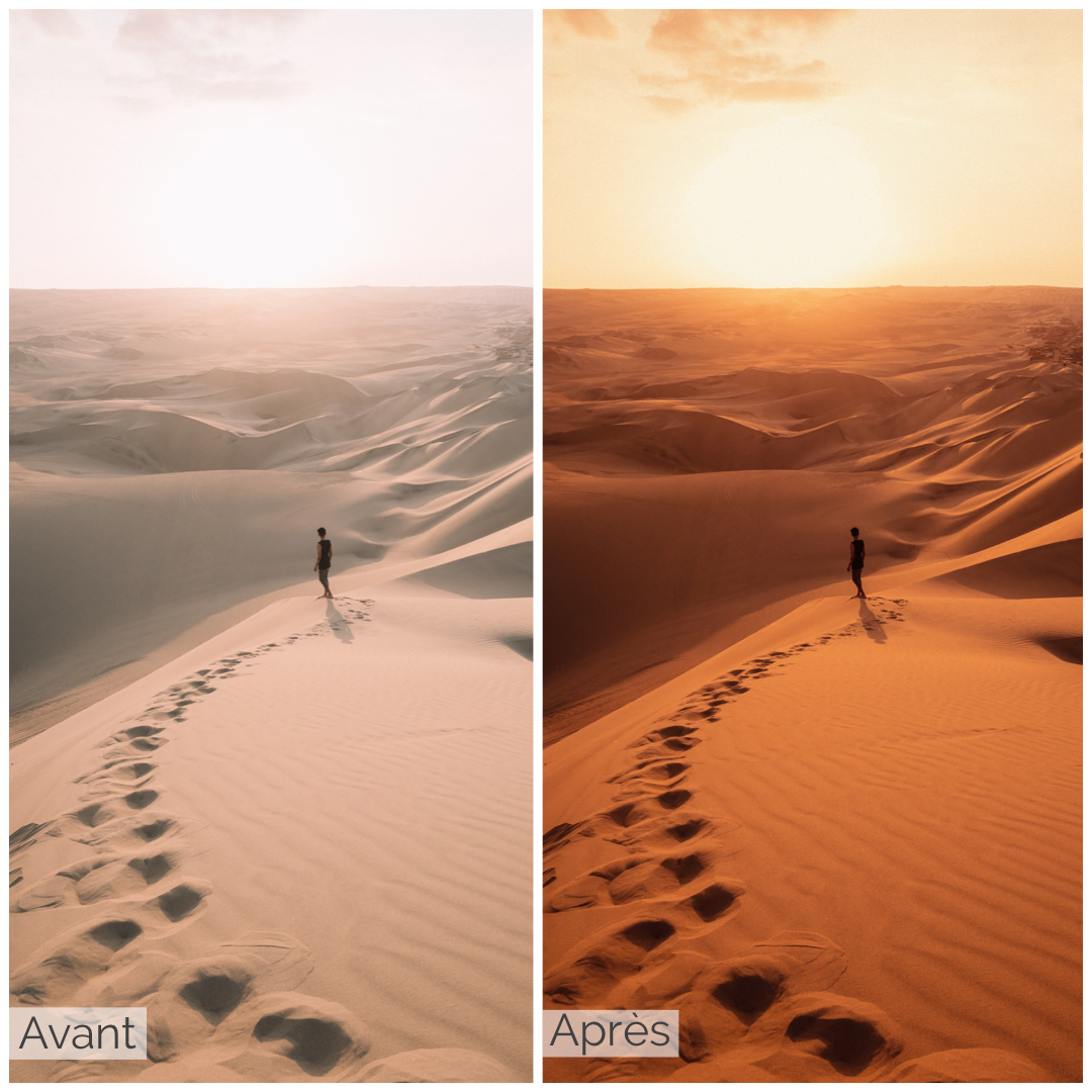 Lightroom SUNSET DUBAI Effect Presets - Mobile & desktop