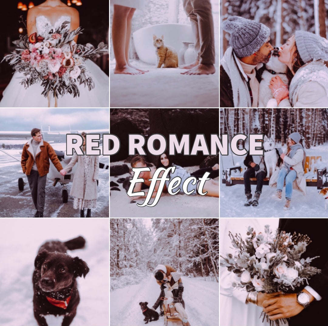 Pack 14 Presets Lightroom VALENTINE Effect - Mobile & Ordinateur